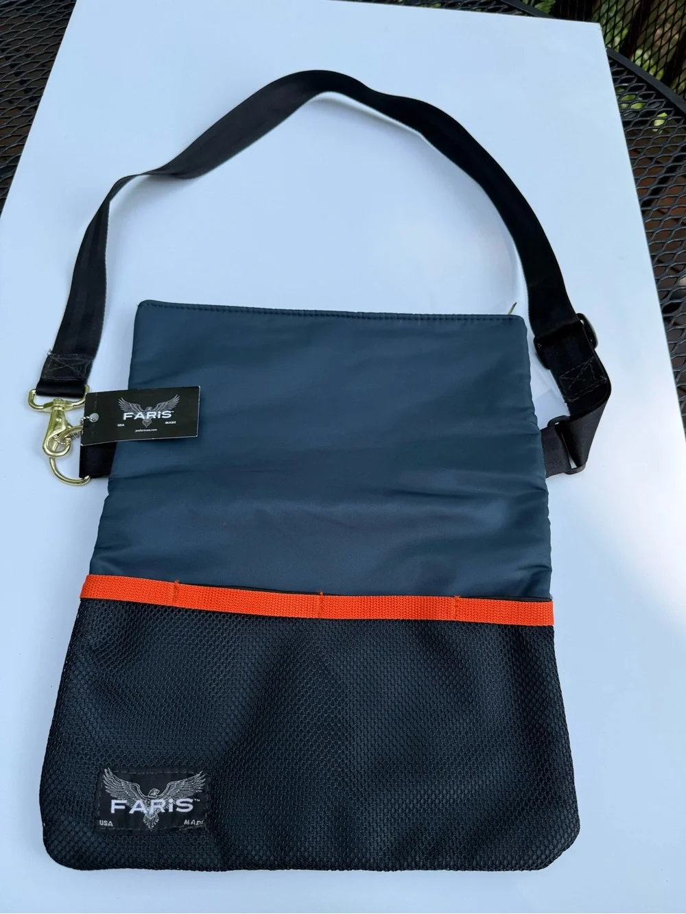 Joe Faris for Sugarbash NWT messenger/crossbody fold-over bag